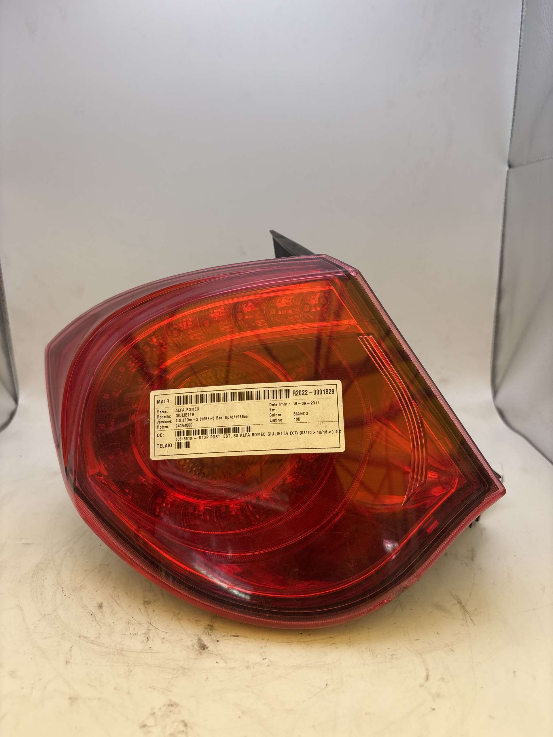 Fanale Posteriore esterno sinistro ALFA ROMEO GIULIETTA 2013