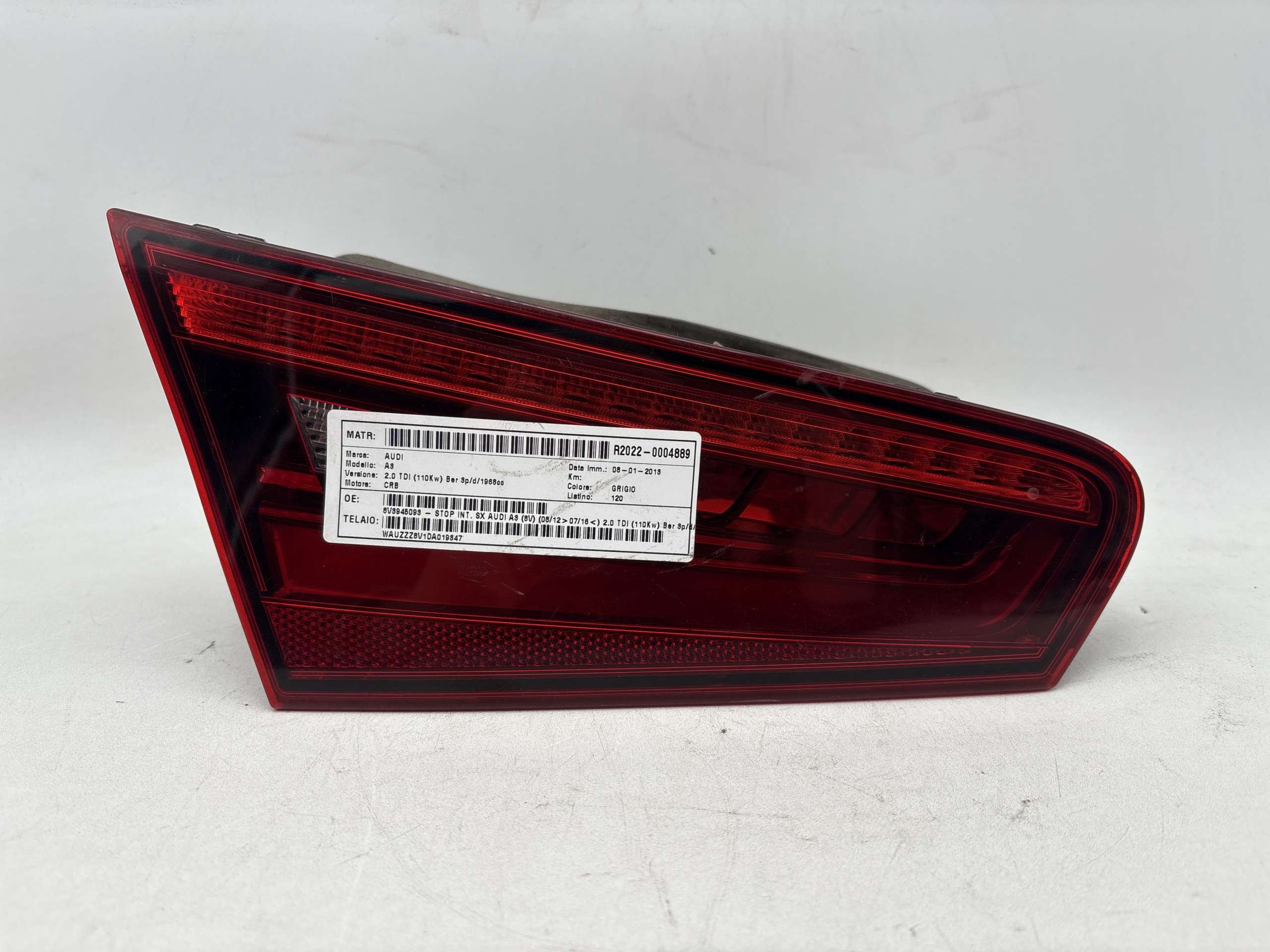 Fanale Posteriore interno sinistro AUDI A3 8V (2012-2016)