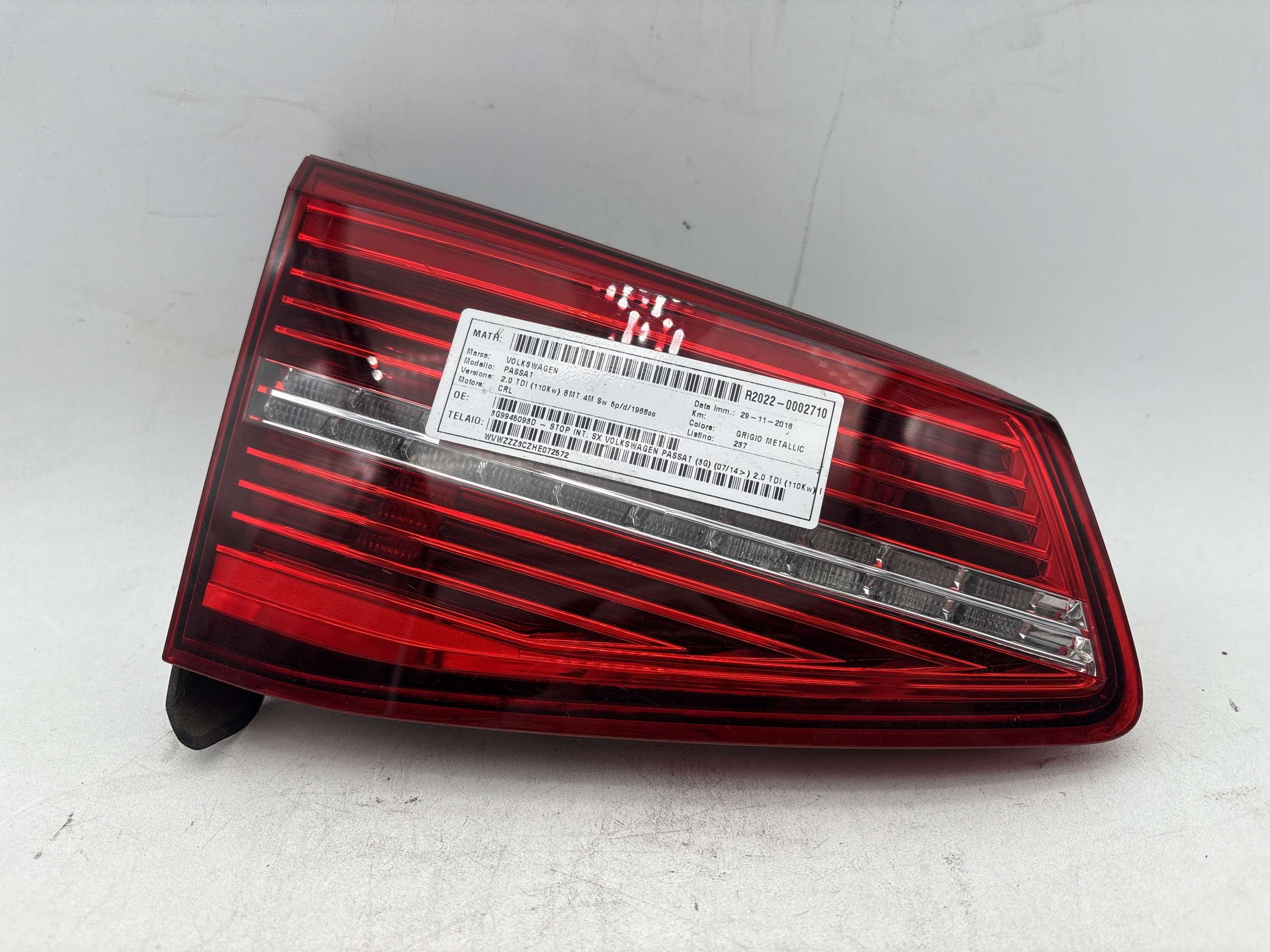 Fanale Posteriore interno sinistro LED VOLKSWAGEN PASSAT 3G 2016