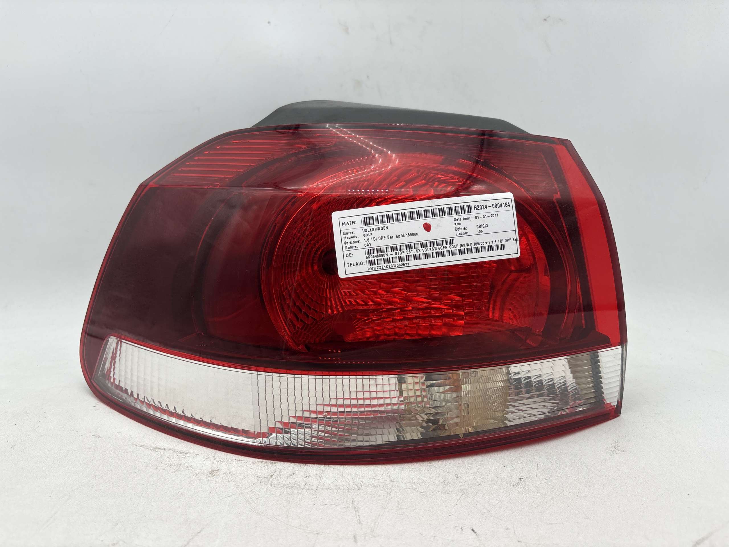 Fanale Posteriore esterno sinistro Volkswagen GOLF 6 SAK-AJ 2008