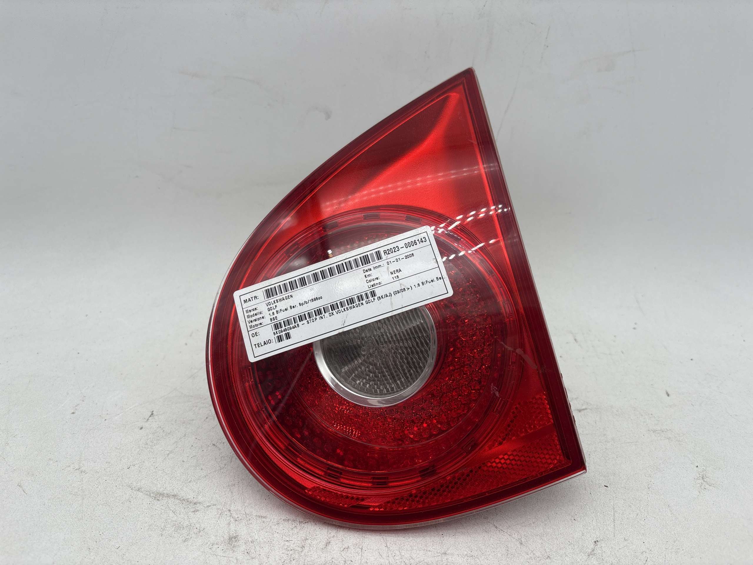 Fanale Posteriore interno destro VOLKSWAGEN GOLF 5 1K 2003-2009