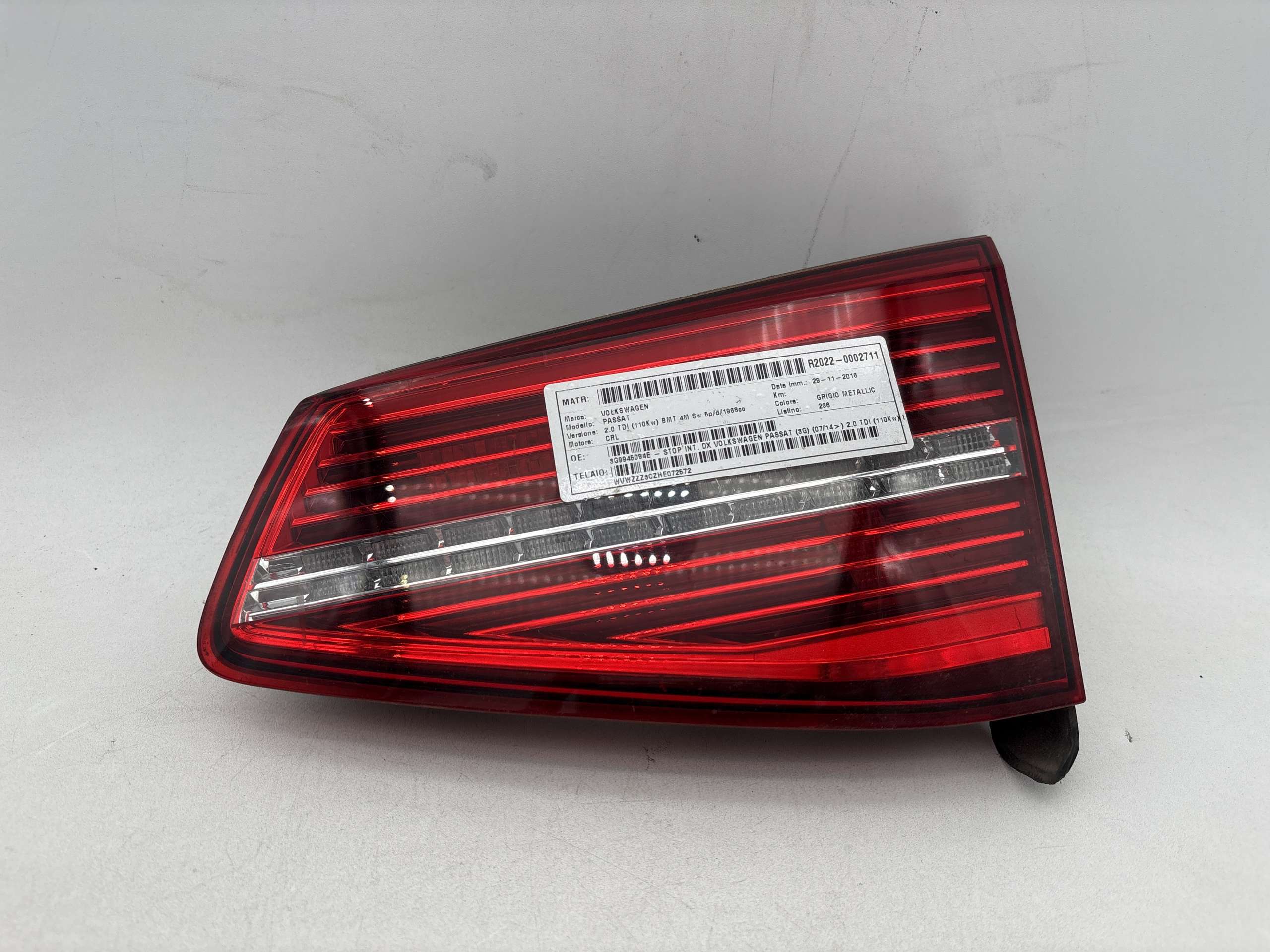 Fanale Posteriore interno destro VOLKSWAGEN PASSAT 3G 2014