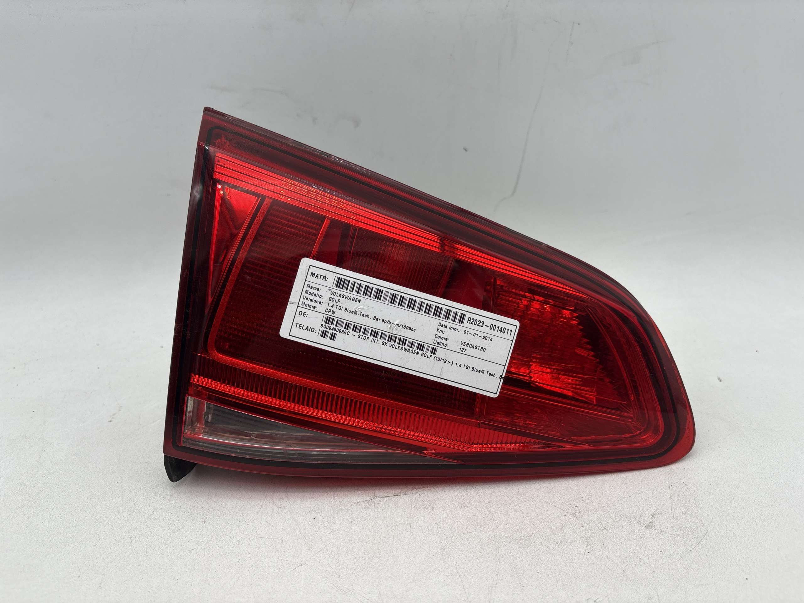 Fanale Posteriore interno sinistro VOLKSWAGEN GOLF 7 2012