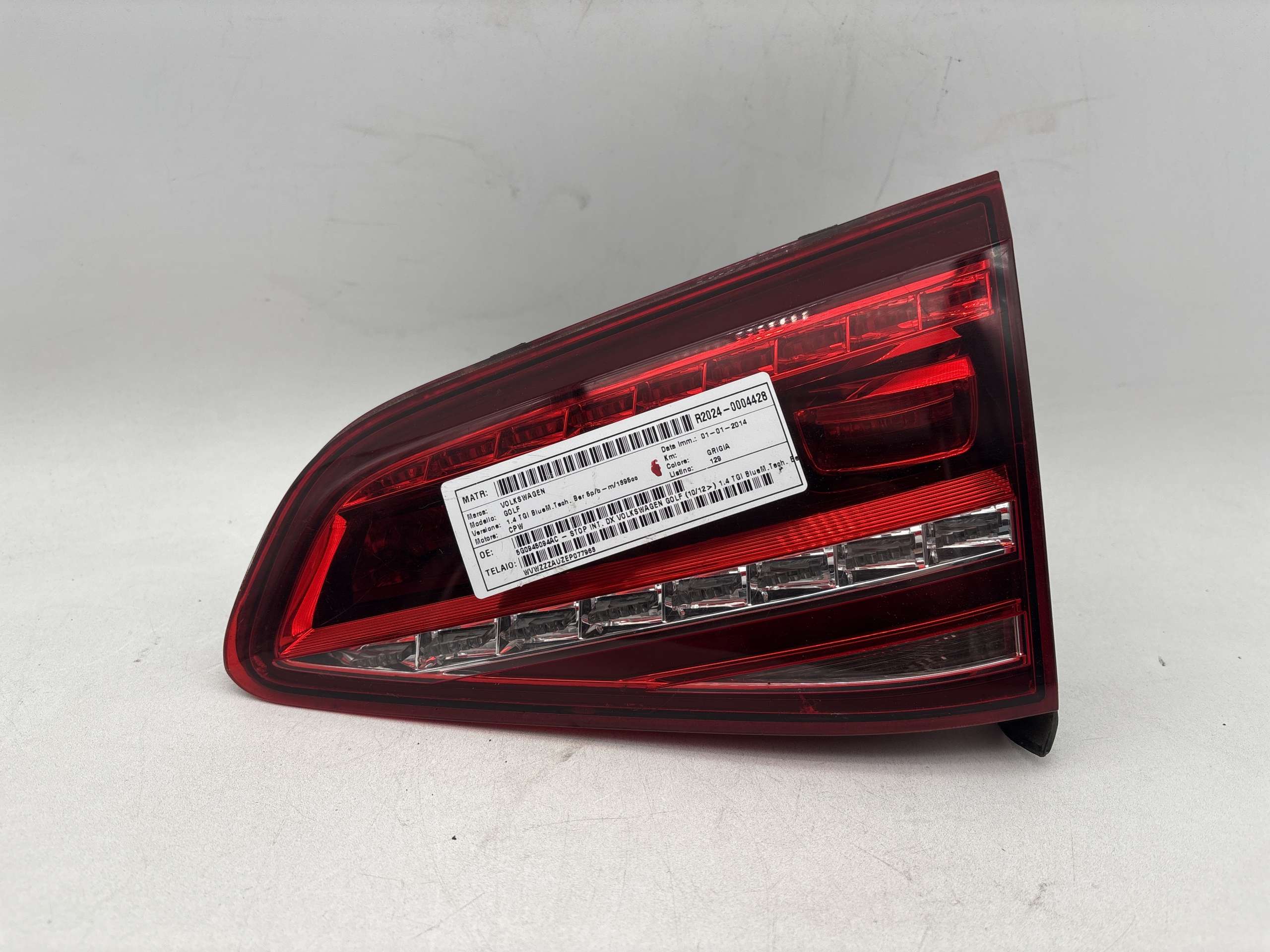 Fanale Posteriore interno destro LED VOLKSWAGEN GOLF 7 2014