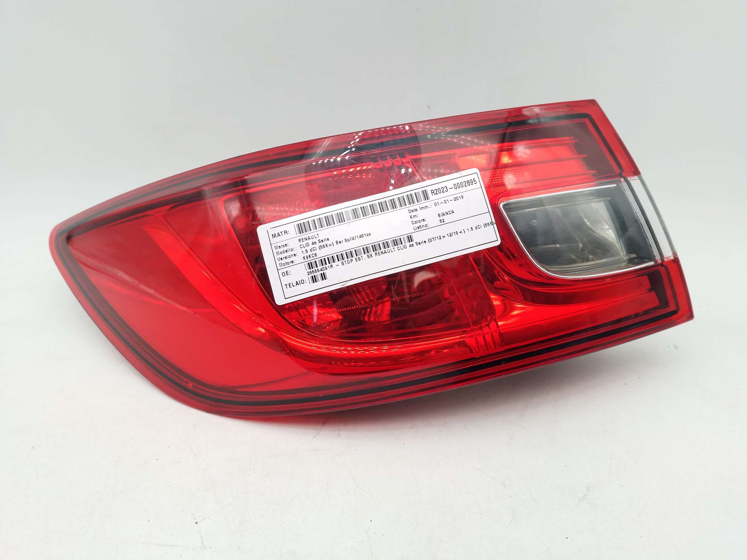 Fanale Posteriore esterno sinistro RENAULT CLIO 4 SERIE 2012-2016