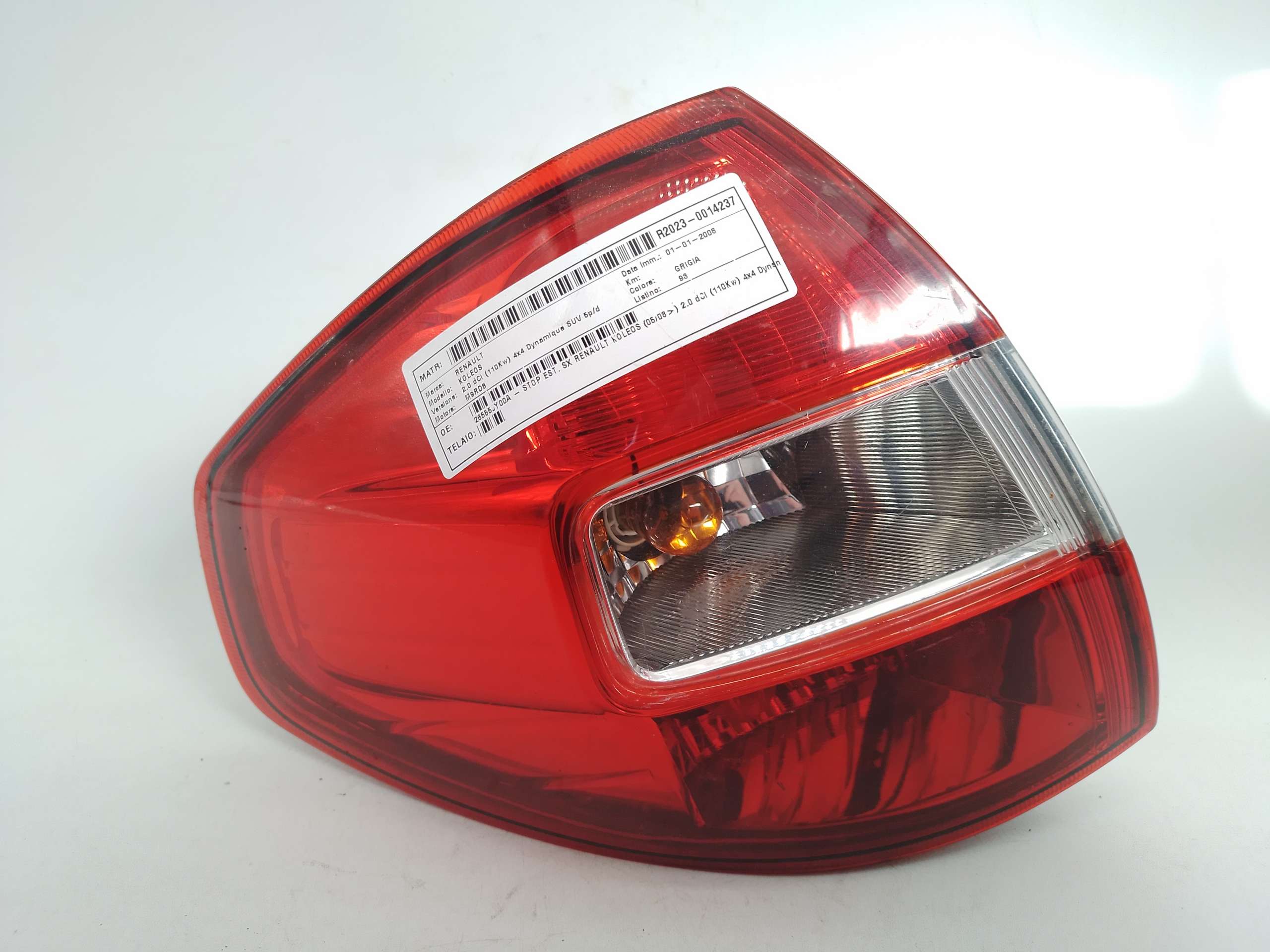 Fanale Posteriore esterno sinistro RENAULT KOLEOS 2008