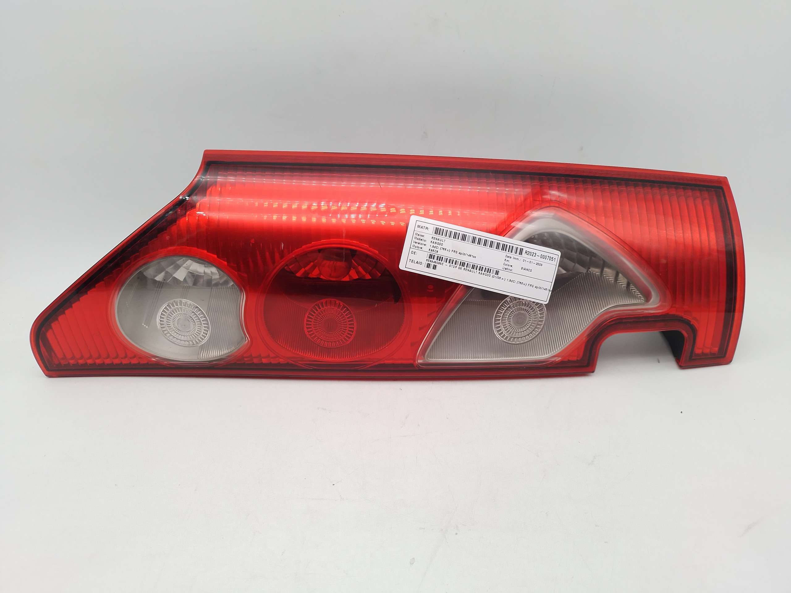 Fanale Posteriore sinistro RENAULT KANGOO 2008-2013 con porte posteriori