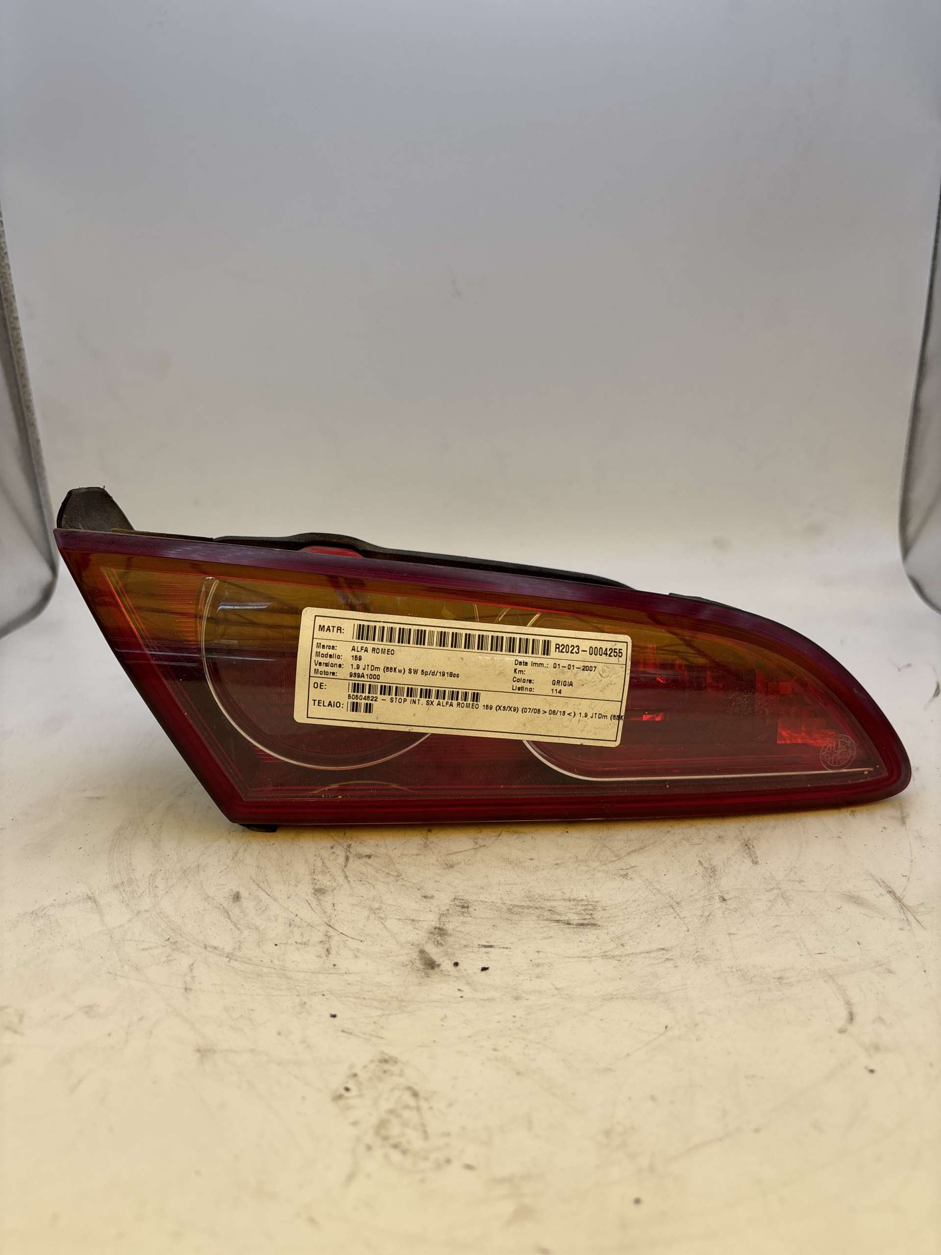 Fanale Posteriore interno sinistro ALFA ROMEO 159 2007